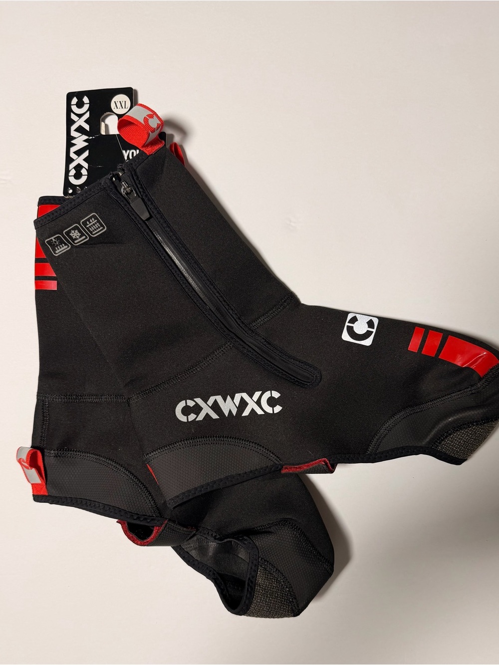 CXWXC CX-201 Cycling Shoe Covers XXL Neoprene Winter Thermal Overshoes NWT